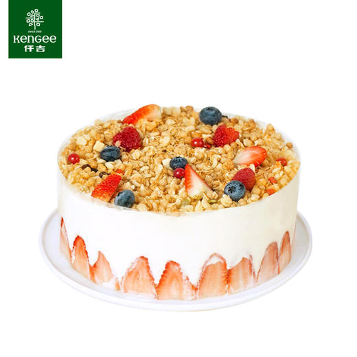 仟吉武汉 水果燕麦 水果燕麦低糖生日蛋糕 武汉三环内配送 至少提前48