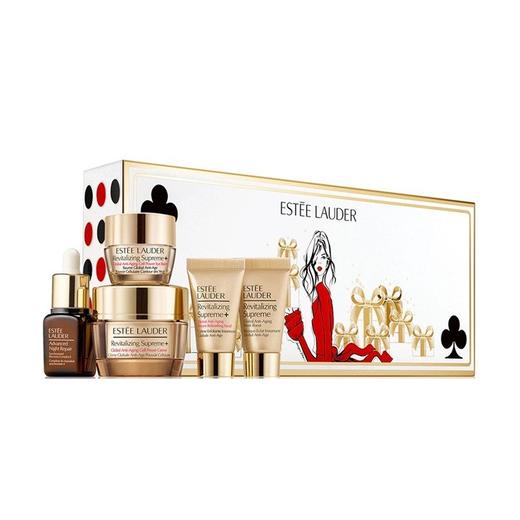 【香港直邮】美国雅诗兰黛小棕瓶五件套 套装 礼盒(高能小棕瓶5ml+小棕瓶7ml+洗面奶7ml+肌底微精华7ml+“抗蓝光g”眼霜5ml） 商品图0