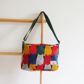 HUJI祤集Sling斜挎包插画呆呆猫