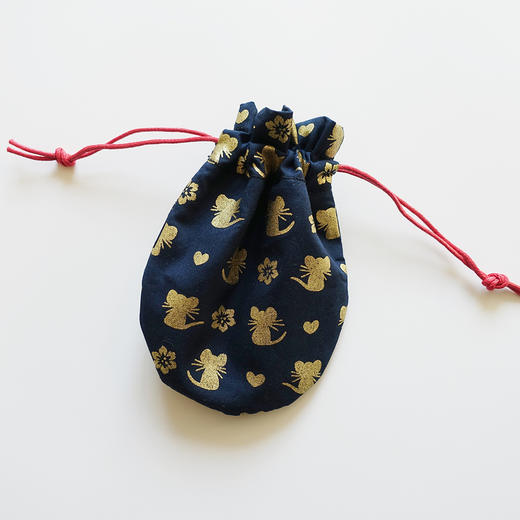 HUJI祤集Pippin收纳袋风の花爱心小金鼠 商品图4