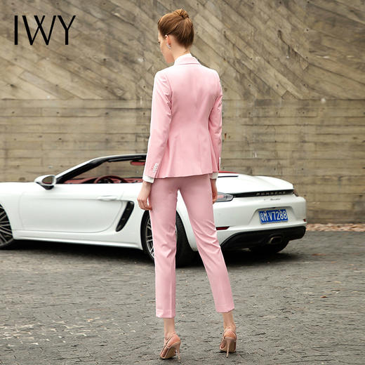 IWY/粉色职业西装日常通勤工作服201001CP1+201050B1 商品图7