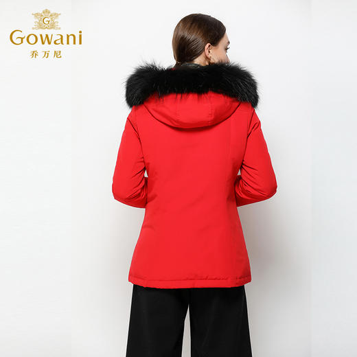 乔万尼时尚短款羽绒服小个子红色外套冬季EN4T785 商品图3