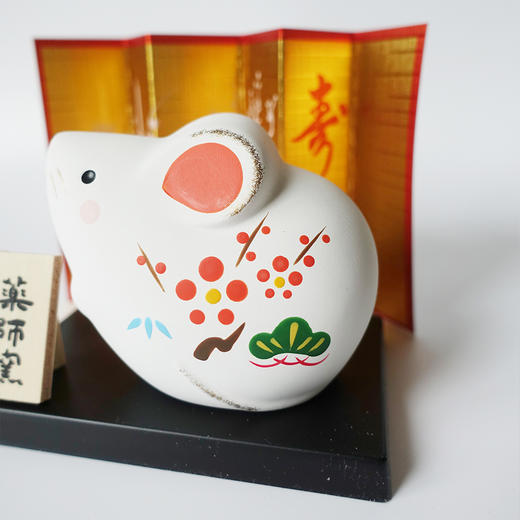 HUJI祤集摆件风の花梅花鼠 商品图2