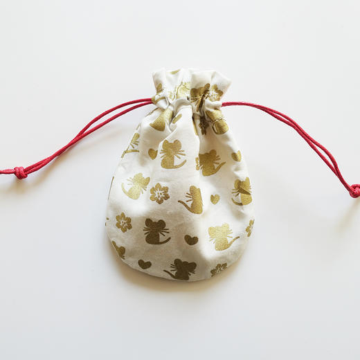 HUJI祤集Pippin收纳袋风の花爱心小金鼠 商品图2