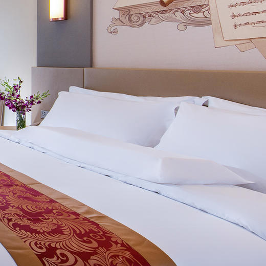 维也纳 专利理疗记忆枕芯专用枕套 全棉透气 精梳贡缎 48*109cm（单个装） 商品图1