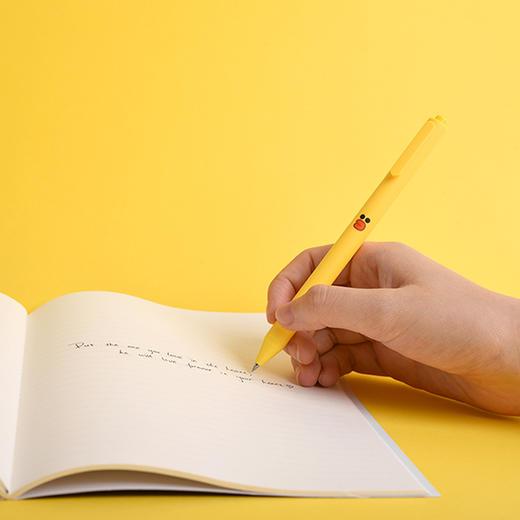 KACO学生8只装中性笔LINE FRIENDS周边黑色学生办公文具文创 商品图3