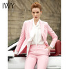 IWY/粉色职业西装日常通勤工作服201001CP1+201050B1 商品缩略图5