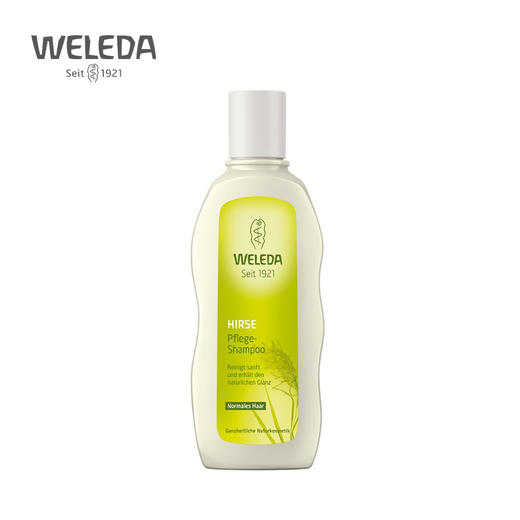 【菜鸟】WELEDA维蕾德 有机 小米滋养润泽洗发液190ml 恢复头发自然光泽 商品图0