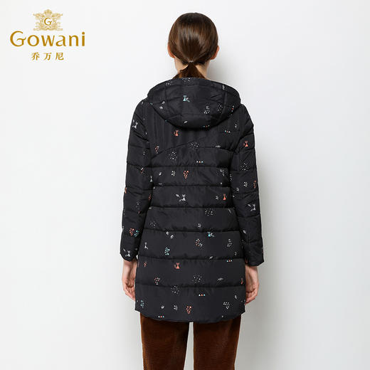 乔万尼羽绒服冬季两面穿保暖羽绒服中长款EN4T853 商品图3