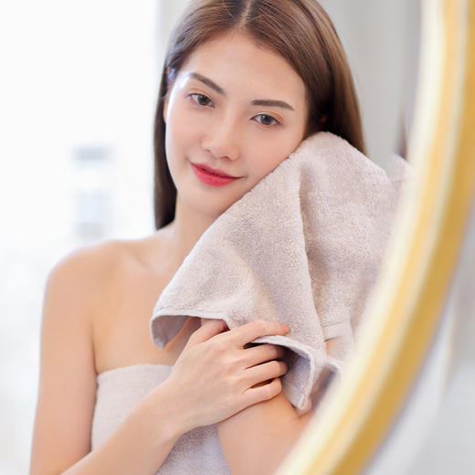 【毛巾套装】纯棉面巾 + 纯棉方巾+纯棉浴巾 商品图1