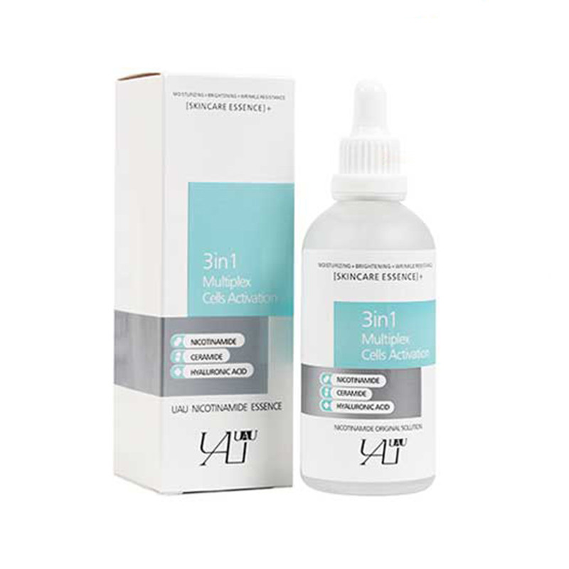 UAU 3IN1精华液 100ML 神经酰胺+烟酰胺+玻尿酸 美白抗皱补水JPY带授权招加盟代理