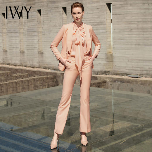 IWY/肉色职业西装日常通勤工作服201004C1+P3+B1 商品图2