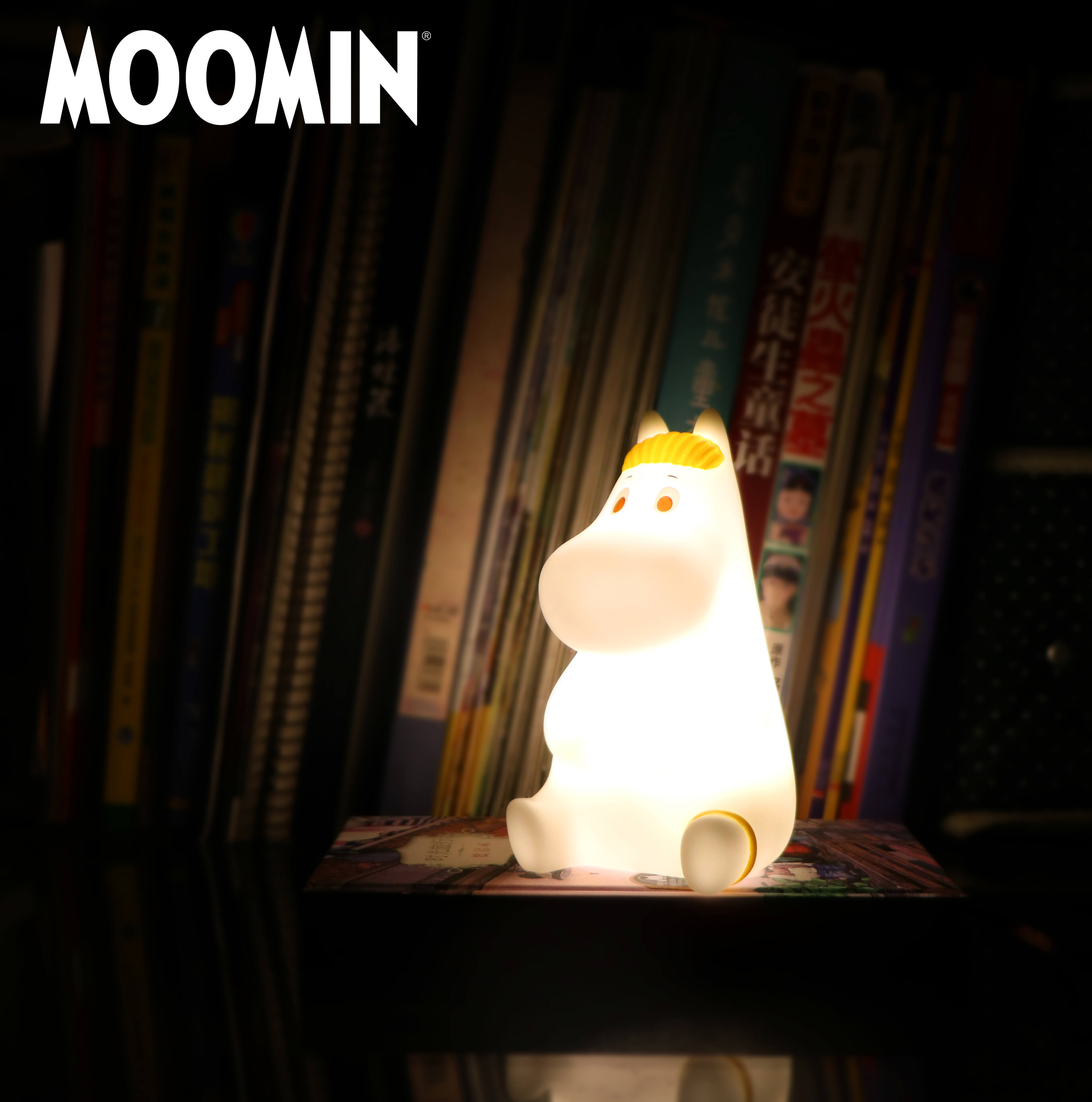 Moomin姆明夜灯 节能阅读床头触控夜灯文创