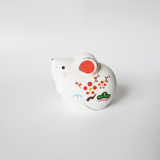 HUJI祤集摆件风の花梅花鼠 商品图4