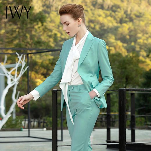 IWY/薄荷绿色职业西装201005CP1+201050B1 商品图6