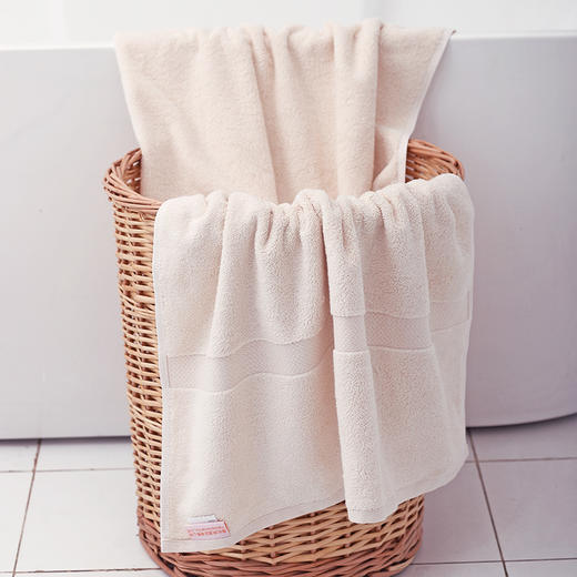 无印染纯棉裸色 柔软蓬松 面巾浴巾 组合套装 商品图1