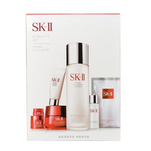 【香港直邮】SK-II SK2 2019新版韩流美肌套盒（神仙水/护肤精华露230ml+大红瓶面霜80g+清莹露30ml+眼霜2.5g+洗面奶20g+面霜15g+面膜1P） 商品图0