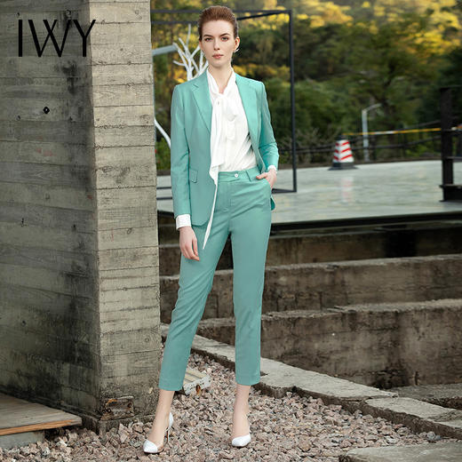 IWY/薄荷绿色职业西装201005CP1+201050B1 商品图2
