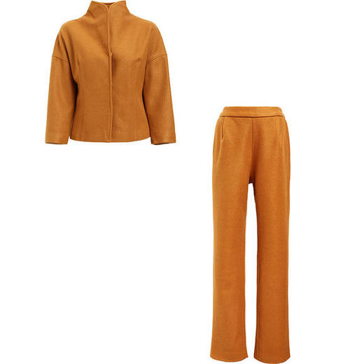 TB-942C16934新款通勤短夹克外套毛呢裤套装 商品图3