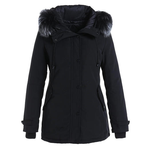 乔万尼流行短款羽绒服小个子黑色外套冬季EN4T785 商品图4