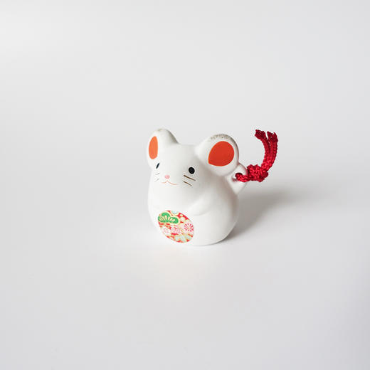 HUJI祤集挂件风の花福字鼠铃铛 商品图0