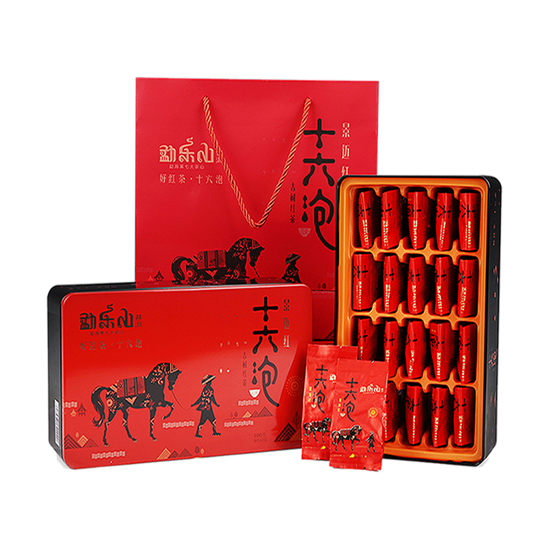 2025十六泡古树红茶（景迈红）铁盒装100g