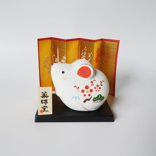 HUJI祤集摆件风の花梅花鼠 商品图0