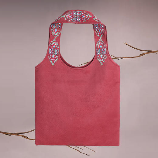 孔雀蜕变手提绒布袋 商品图1