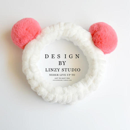 WMMY023546新款韩国洗脸面膜球球绒布束发带 商品图0