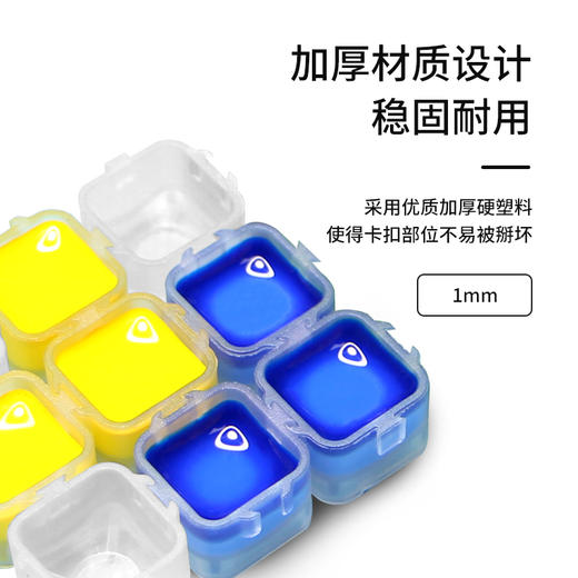 蜂巢纹身色料杯卡扣一次性透明专业惊蛰刺青器 商品图3