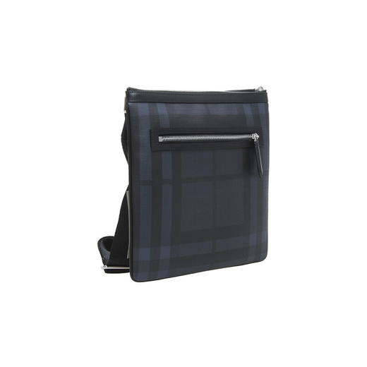 BURBERRY 巴宝莉 男包经典格纹印花单肩斜挎邮差包 3996224 4100B 商品图1