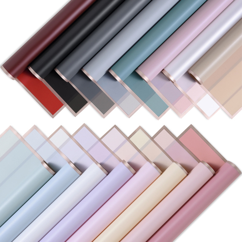 金边果冻膜雾光纸（60*60CM,20张/包）