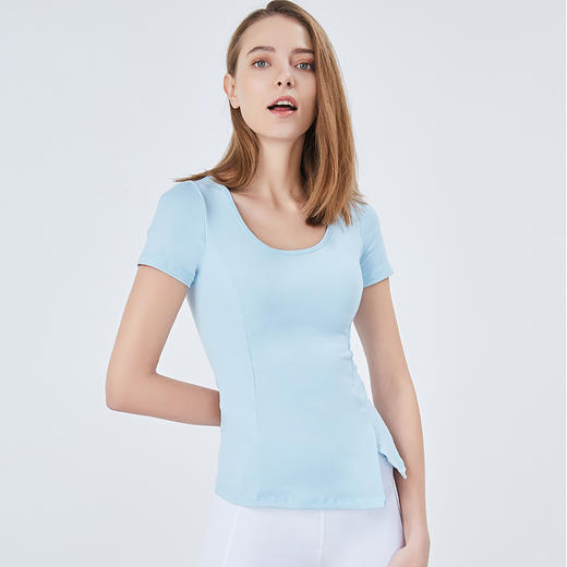 【断码捡漏】卡益短袖上衣K03383女士瑜伽服健身服 商品图0