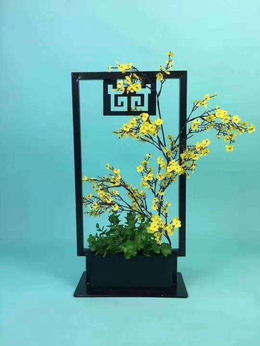 网红铁艺中式插花架 商品图2