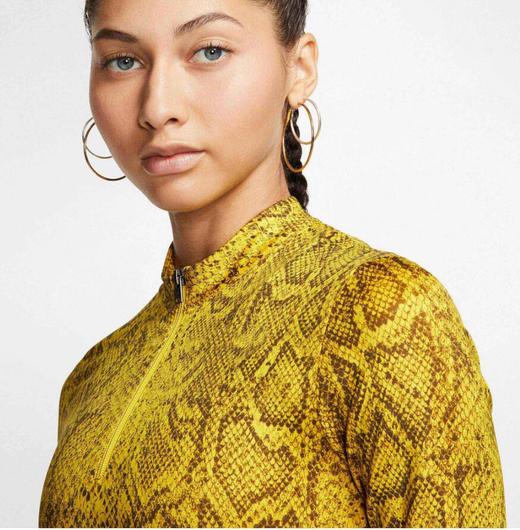 女装2020春季新款气质百搭舒适修身显瘦蛇皮纹印花连体衣c010550