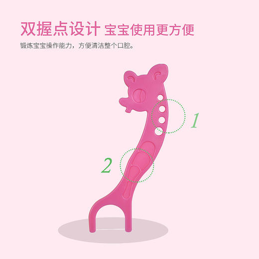思美客smilemaker儿童宝宝牙线棒3支装 商品图1