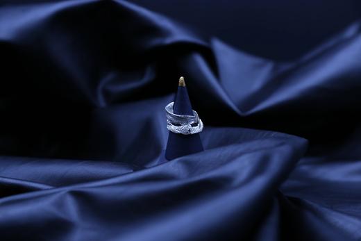 CHEZ BOQUE 冬日童话系列原创手工925银戒指《雾霭》 商品图2