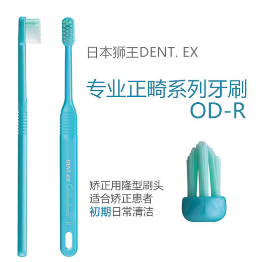 【品牌直发】包邮！日本进口狮王正畸牙刷Dent.Ex小头正畸矫正牙齿专用牙刷 U T R P型 商品图3