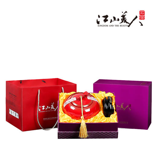 江山美人茶四星红瓶 商品图1