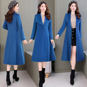 CQ-OKYZ6828气质时尚潮流长袖毛呢大衣