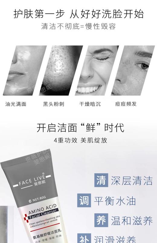 斐思妮氨基酸洁面80g 商品图2