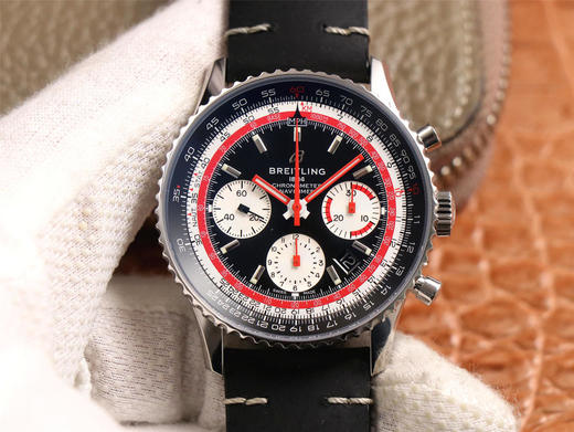 V9百年灵航空计时1系列B01航空特别版手表，直径43mm*厚15mm，搭载上海7750计时机械自动机芯。男士腕表，自动机械机芯，皮表带，透底 商品图0