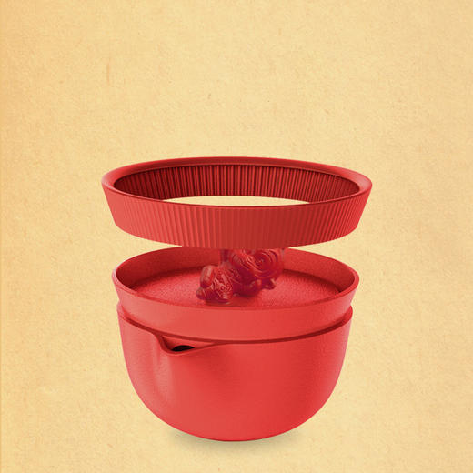 齐天大圣X小泡蛋 大闹天宫联名款 便携泡茶茶杯套装 商品图5