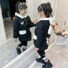 PDD-新款韩版公主儿童装宝宝冬季羽绒棉袄加厚中长款棉衣 商品缩略图1