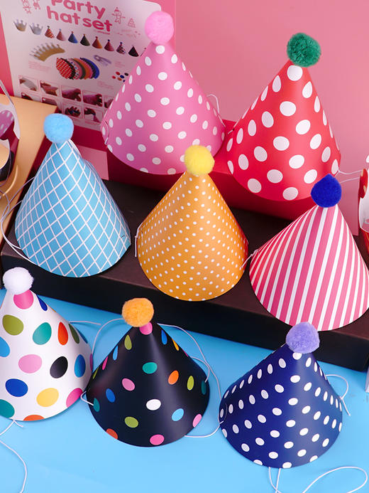 节日庆典创意儿童装饰卡通毛球帽