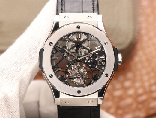 JB宇舶（恒宝）经典融合（CLASSIC FUSION）系列陀飞轮，圈口直径42mm，外壳直径45mm，厚度11.7mm。HUB6010手动上链陀飞轮机芯 商品图0