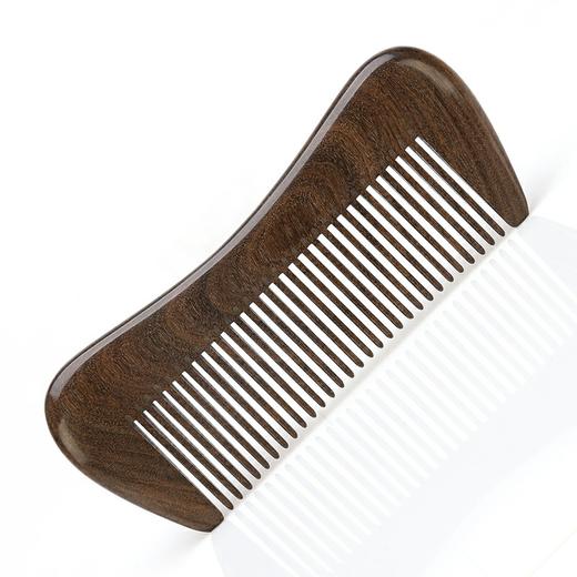 初心| 实木质感中齿无柄梳猫形整木梳梳子 商品图3