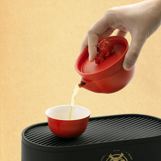 齐天大圣X小泡蛋 大闹天宫联名款 便携泡茶茶杯套装 商品图7