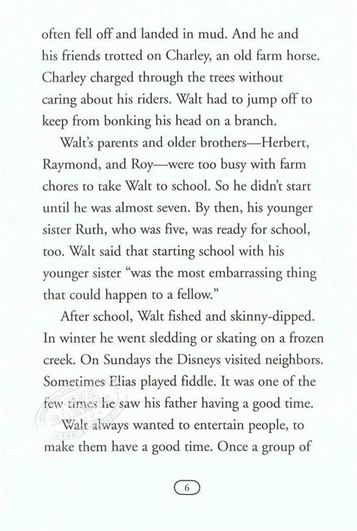 预售 【中商原版】谁是沃特·迪斯尼 英文原版 Who Was Walt Disney? 适合4-6岁儿童 商品图1