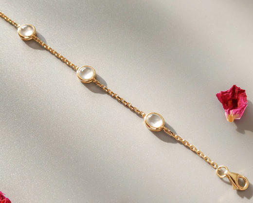 「满天星」定制款 白冰翡翠手链（联系客服询价） 商品图1